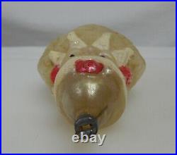 Antique Blown Glass Clown Christmas Ornament 81951
