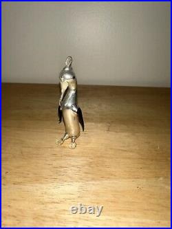 Antique Christmas Bimini Penguin Art Deco Ornament Glass