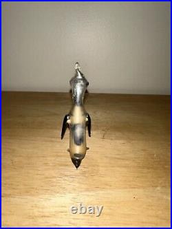 Antique Christmas Bimini Penguin Art Deco Ornament Glass