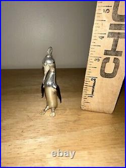 Antique Christmas Bimini Penguin Art Deco Ornament Glass