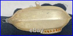 Antique German Blown Glass Graf Zeppelin D-L127 Christmas Ornament 1930's RARE