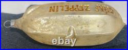 Antique German Blown Glass Graf Zeppelin D-L127 Christmas Ornament 1930's RARE