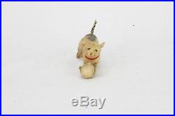 Antique German Cotton Batting Cat with Ball Christmas Ornament ca1910