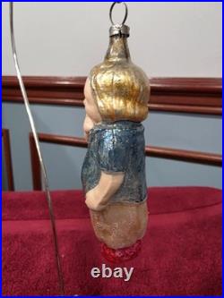 Antique German Glass Hansel AND Gretel Christmas Ornament