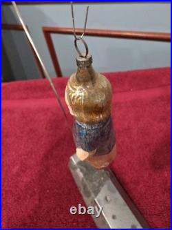 Antique German Glass Hansel AND Gretel Christmas Ornament