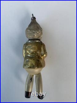 Antique German Long Foxy Grandpa Glass Christmas Ornament