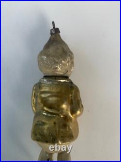 Antique German Long Foxy Grandpa Glass Christmas Ornament