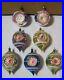 Antique-Glass-Christmas-Ornaments-Lot-of-7-with-Star-Design-Early-Vintage-T-01-dtgz
