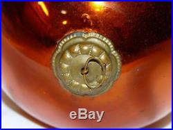 Antique Kugel Christmas Ornament 3 Copper Ball Mercury Glass Ornament