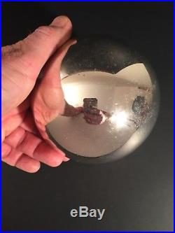 Antique Kugel Mercury Glass Christmas Ornament 19th Century Germany 5