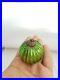 Antique-Original-2-Parrot-Green-Ribbed-Glass-Christmas-Heavy-Ornament-Germany-01-ot