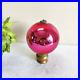 Antique-Pink-Glass-German-Kugel-Christmas-Ornament-Rare-5-Leaf-Brass-Cap-6-25-01-bruy