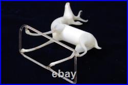Antique Unsilvered Glass Reindeer Lauscha Bimini Christmas Ornament Germany Antique Unsilvered Glass Reindeer Lauscha Bimini Christmas Ornament Germany