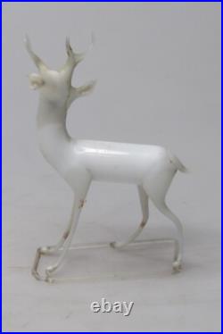 Antique Unsilvered Glass Reindeer Lauscha Bimini Christmas Ornament Germany Antique Unsilvered Glass Reindeer Lauscha Bimini Christmas Ornament Germany