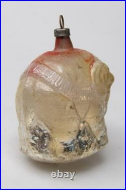 Antique VTG Blown Glass Embossed ELEPHANT Figurine Christmas Ornament Germany