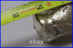 Antique VTG Blown Glass Embossed ELEPHANT Figurine Christmas Ornament Germany