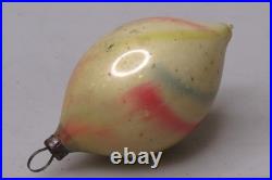 Antique VTG Unsilvered Glass END of the DAY Drop Christmas Ornament Germany