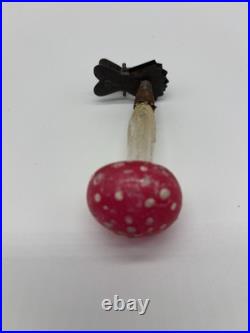 Antique Vintage Blown Glass Clip On MUSHROOM Christmas Ornament Germany Lot Of 4 Antique Vintage Blown Glass Clip On MUSHROOM Christmas Ornament Germany Lot Of 4