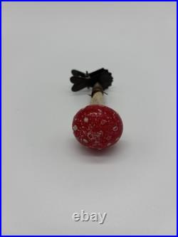 Antique Vintage Blown Glass Clip On MUSHROOM Christmas Ornament Germany Lot Of 4 Antique Vintage Blown Glass Clip On MUSHROOM Christmas Ornament Germany Lot Of 4