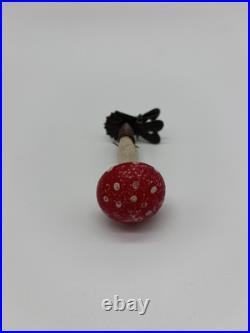 Antique Vintage Blown Glass Clip On MUSHROOM Christmas Ornament Germany Lot Of 4 Antique Vintage Blown Glass Clip On MUSHROOM Christmas Ornament Germany Lot Of 4
