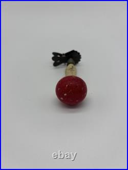 Antique Vintage Blown Glass Clip On MUSHROOM Christmas Ornament Germany Lot Of 4 Antique Vintage Blown Glass Clip On MUSHROOM Christmas Ornament Germany Lot Of 4