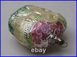 Antique Vintage Blown Glass ELEPHANT Figurine Christmas Ornament Germany