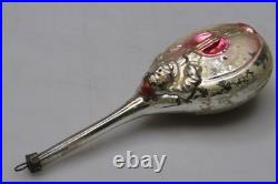 Antique Vintage Blown Glass FAT Mandoline MAN Christmas Ornament Germany Antique Vintage Blown Glass FAT Mandoline MAN Christmas Ornament Germany
