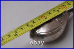 Antique Vintage Glass FAT Embossed Mandoline MAN Christmas Ornament Germany