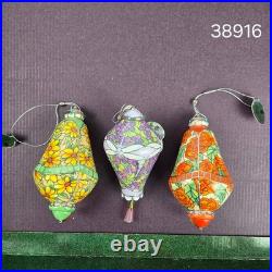 BRADFORD EDITIONS The Era of Louis Tiffany Heirloom Porcelain Ornament Set of 26