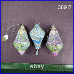 BRADFORD EDITIONS The Era of Louis Tiffany Heirloom Porcelain Ornament Set of 26