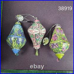 BRADFORD EDITIONS The Era of Louis Tiffany Heirloom Porcelain Ornament Set of 26