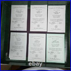 BRADFORD EDITIONS The Era of Louis Tiffany Heirloom Porcelain Ornament Set of 26 BRADFORD EDITIONS The Era of Louis Tiffany Heirloom Porcelain Ornament Set of 26