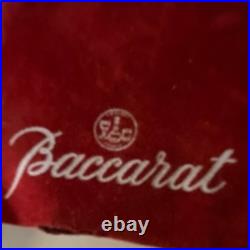 Baccarat 1988 Clear Crystal Christmas Ornament Decorative Vintage Glossy