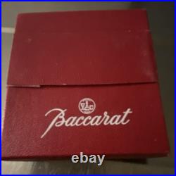 Baccarat 1988 Clear Crystal Christmas Ornament Decorative Vintage Glossy