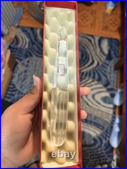 Baccarat Crystal Clear Glass Decorative Ornament Single Item Home Decor in Box