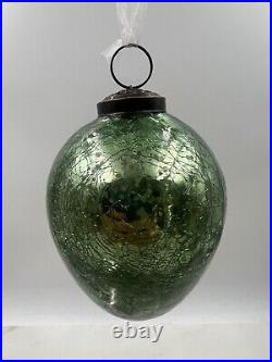 Balsam Hill BH Essentials Mercury Glass Ornament Collection Set of 12 Christmas