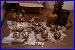 Balsam Hill Mercury Glass Ornament Set Of 24 Out Of Production New In Box