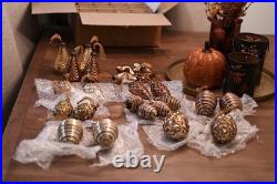 Balsam Hill Mercury Glass Ornament Set Of 24 Out Of Production New In Box