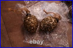 Balsam Hill Mercury Glass Ornament Set Of 24 Out Of Production New In Box
