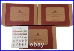 Balsam Hill Mistletoe and Holly Glass Christmas Ornament Set of 34/35 pieces