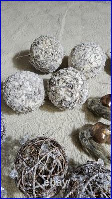 Balsam Hill Woodland Ornament Lot 52 Pieces, Christmas, Rustic Balsam Hill Woodland Ornament Lot 52 Pieces, Christmas, Rustic