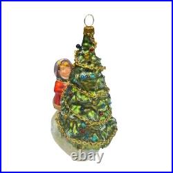 Beautiful Christmas Ornament, Blown, Glass Christmas Decoration For Christmas