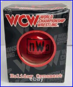 Box (50)WCW NWO Ornament New World Order Championship Wrestling Holiday Xmas Red