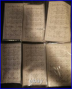 Bradford Editions 2001 Thomas Kinkade Set Of 24 Glass Heirloom Ornaments