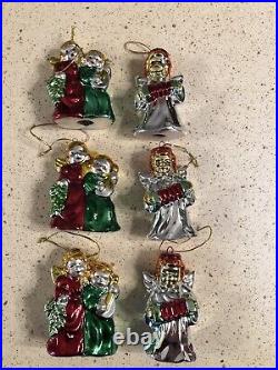 CHRISTMAS Ornaments Porcelain Santa Snowmen Angels Bears 37 Piece Lot Vintage
