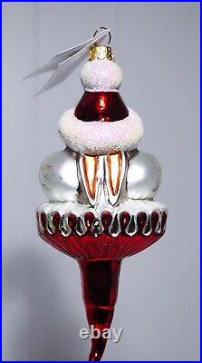 CHRISTOPHER RADKO Glass Bugs Bunny Sprite Christmas Ornament with Box & Tag