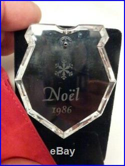 Calling All Collectors Baccarat Most Rare Ornament 1986 Noel Look