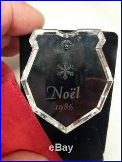 Calling All Collectors Baccarat Most Rare Ornament 1986 Noel Look