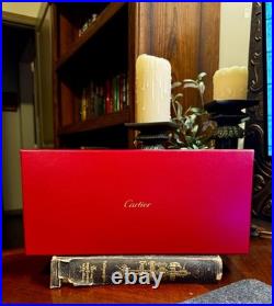 Cartier Panthere Christmas Ornament Set 3-Ornaments with Storage Case HTF Rare