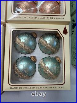 Christmas By Krebbs Glass Ornaments Vintage 102 Victorian Style Free Shipping Christmas By Krebbs Glass Ornaments Vintage 102 Victorian Style Free Shipping